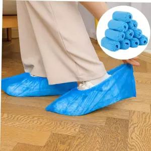 신발 부직포덧신 커버 방진 논슬립 부직포 100매 밴딩 싸개 일회용 덧신