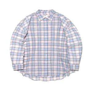 LEE 우먼 홀리데이 체크 셔츠 블루 LE2602SH62 BL