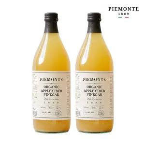 피에몬테 유기농 애사비 애플사이다비니거 사과식초 1L 2개