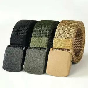 아웃도어 가벼운 나일론 벨트 허리띠 플라스틱버클 남자벨트 남성벨트