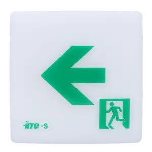 벽부형 복도 통로 LED 유도등 - 베젤리스 소형 단면 좌측/고효율/방향/비상등/피난/대피/안내/비상/유도