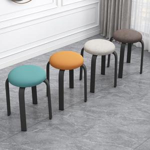 의자 색의 검푸른 접이식 융단 우드 쿠션 둥근 36 보조 등받이 없는 회전의자 패브릭 폴딩스툴 체어 동그란 스톨