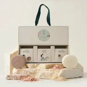 어쓰쓰 3구 비누선물 샴푸바 린스바 헤어케어 선물세트