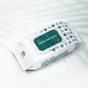 살균소독 티슈 인오신 와입스 100매 X 2팩 [2026년형 환경부 승인]