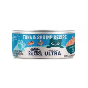 내추럴발란스 고양이 주식 캔 오리지날 울트라 참치 +새우 156g 1개 MNS