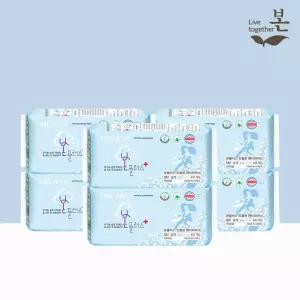 유기농본 본플러스 유기농 생리대 일반팬티라이너 40P, 6팩