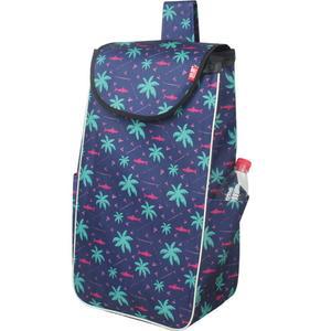 핸드카 두꺼운 옥스포드 쇼핑 카트 가방 대형 이중층 휴대용 시장 바구니 채소 구매용 손잡이 포함