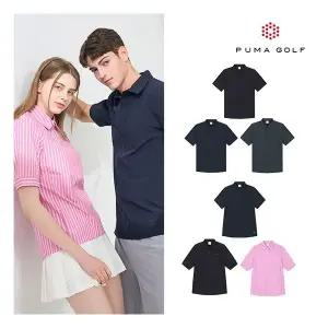 푸마골프 프리미엄 우븐 반팔 셔츠 남녀 6컬러 택1 193055