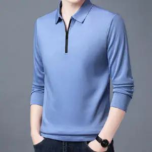 긴 팔 티셔츠 데일리 반집업 pk 남성 카라 티셔츠 기능성 봄가을 골프웨어 골프복 라운딩 유니폼 스포츠