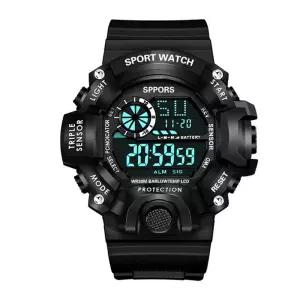 스포츠 조깅 외출 생활 방수 남성 디지털 전자 시계