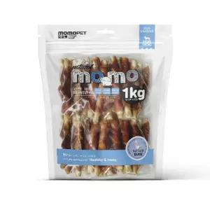 MOMO 강아지 대용량간식 오리우유껌 1kg육포 오리 칼슘 개간식