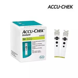 아큐첵 인스턴트 혈당시험지 50매+알콜솜 100매