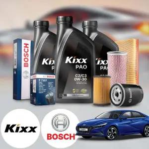 아반떼CN7 1.6 가솔린 킥스 파오 C2/C3 0W30 합성엔진오일 필터세트 오일교환 패키지