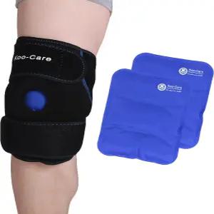 구-케어 2 무릎 젤 아이스 팩 부상용 랩 재사용 가능한 온냉 요법으로 관절염 건염 ACL 교체 수술에 대한 -