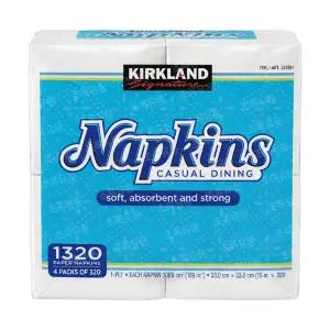 커클랜드 시그니춰 테이블 냅킨 330매 X 4팩