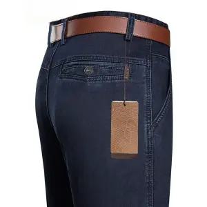 아빠 남성 청바지 남자 데일리 중년 바지 캐주얼