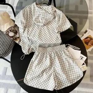 [하프클럽/셀러허브_여성트랜드패션]체크 데일리 캐쥬얼 아노락 투피스 트