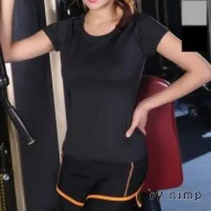 [하프클럽/셀러허브_여성트랜드패션]KJN S41 여자반팔티요가복 요가복 래시