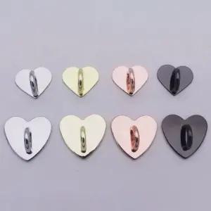 휴대폰 4type 키링 고리 재료 인기템 판 폰 폰꾸 프리미엄 하트 스트랩 부착고리 부착 고리판 핸드폰 스마