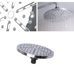 샤워부스 천정 원형 실버 해바라기대헤드 모던 아프지않은 천정샤워기 샤워꼭지 샤워수전 맛사지효과 인기