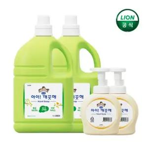 아이깨끗해 핸드워시 숲속산책 4.5L 2개 + 490ml 공용기 2개
