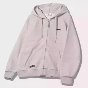 지프 jeep 에센셜 스몰로고 후드집업 (JQ5TZU002MB)