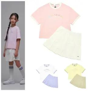 [내셔널지오그래픽키즈](센텀시티점)키즈 여아 소로나 반팔/스커트 세트 PINK K242GPB010 (정상가 99,00...
