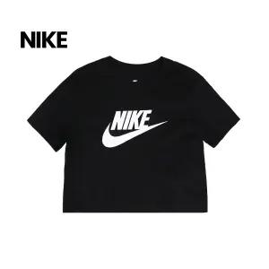 나이키 NSW 에센셜 크롭 티셔츠 (BV6176-010)