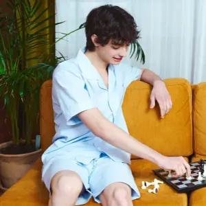 [스타필드 하남] 솔브 세일 남성 면 레이온 리플 파자마 (SPA2502M)