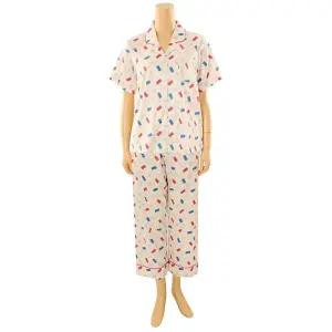 [스타필드 하남] 솔브 세일 폴리 샤무즈 티켓나염 커플잠옷 (SPA2405M_W)