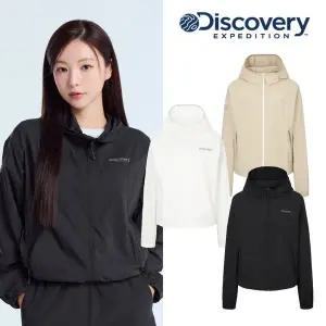 [디스커버리](신세계 사우스시티)[정상가 169,000원] 프레시벤트 여성 하이브리드 크롭 바람막이 DWWJ92...