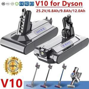 2026년 새롭게 개선된 100% 리튬 교체 배터리, 25.2V, 12800mAh, 다이슨 사이클론 V10 앱솔루트 SV12 V10