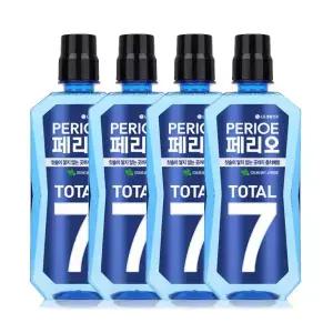 페리오 토탈7 가글 쿨링 760ml 2+2(총 4개)