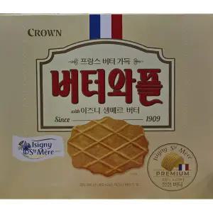 크라운 버터와플 이즈니 생메르 버터 316g 이즈니버터 버터와플