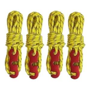 캠핑 BV10LS42 타프 천막 고정용 4m 반사 스트링 로프 스토퍼