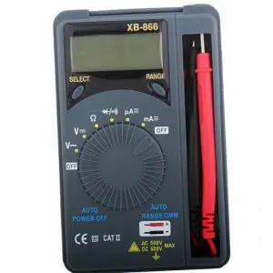 멀티 테스터기 포켓형 멀티미터 휴대용 디지털 테스터기 전기 점검 자동차 가정용 정비용 계측기 산업용