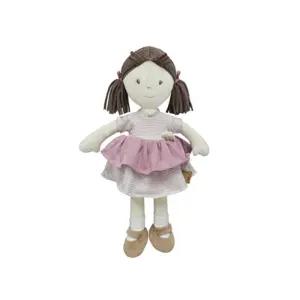 유아 봉제인형 보라 줄무늬 소녀인형 이벤트 소꿉놀이