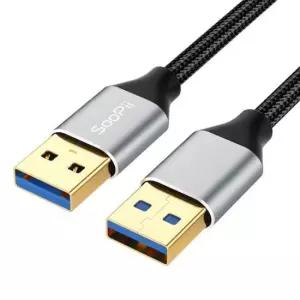 고속데이터케이블 Soopii USB 3.0 A타입 A to 케이블 5Gbps S49A 50cm