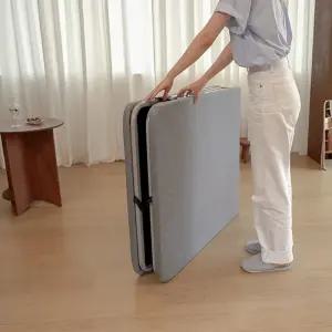 1인용 접이식 폴딩베드 싱글 간이침대 원룸용 휴대 간편 보조침대