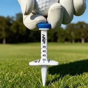 HNF ABS 골프티꽂이 5단계 높이조절 드라이버 골프핀 티홀더 2P 세트