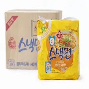 오뚜기 스낵면 40개입 1박스(108gx40)