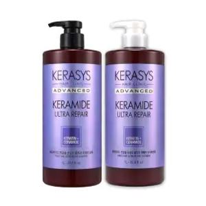케라시스 케라마이드 반곱슬 손상모 샴푸 1L + 트리트먼트 1L