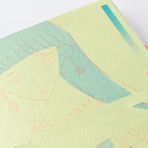 칼라 머메이드지 178gsm - A2 - 20 매 (84x59.4cm/펠트엠보싱지) ++ DS