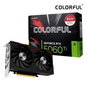 COLORFUL 컬러풀 지포스 RTX 5060 Ti GAMING DUO D7 16GB 그래픽카드 도우정보