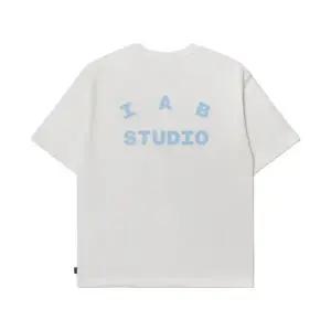 [정품] 아이앱 스튜디오 티셔츠 화이트 스카이 블루 905006