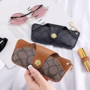 가죽 안경 케이스 휴대용 가죽 안경 선글라스 파우치 안경케이스