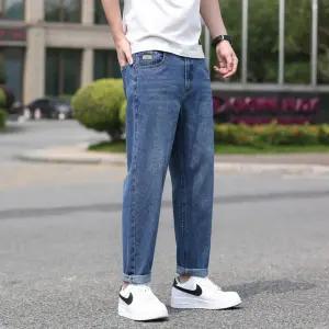 남자 슬림 가을 청바지 일자핏 봄 일자 와이드 빅사이즈 비즈니스 힛템