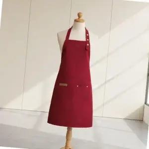 발수 코팅 캔버스 작업용 앞치마 주방 카페 공방 조리복 조리사