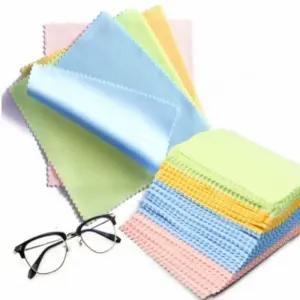잘 닦이는 안경닦이 천 100개입 니트원단 안경클리너 안경수건