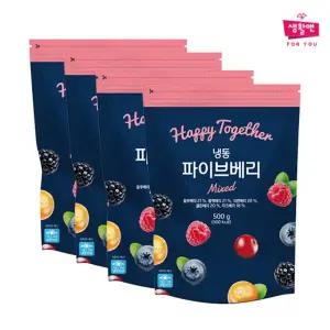 [생활앤] 냉동 파이브베리 500g x 4팩